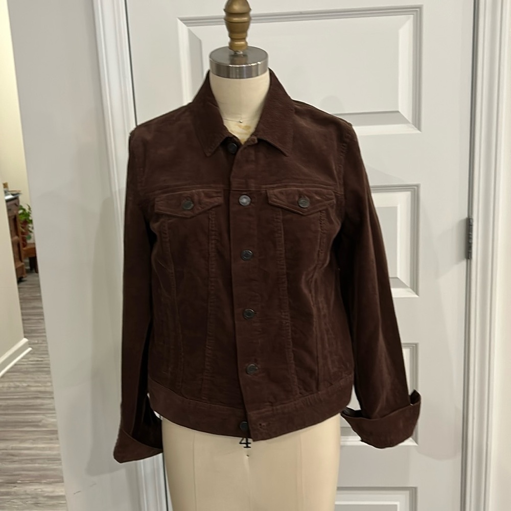 Talbots S Brown Corduroy Jacket NWT